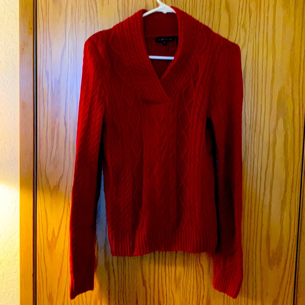 Jeanne Pierre Cableknit sweater.